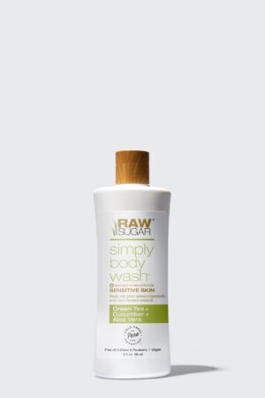 Simply Body Wash for Sensitive Skin | Green Tea + Cucumber + Aloe Vera | 3 fl oz