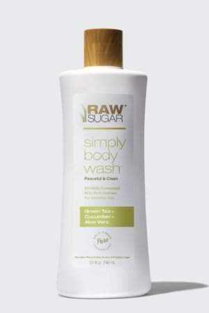 Simply Body Wash for Sensitive Skin | Green Tea + Cucumber + Aloe Vera | 25 fl oz